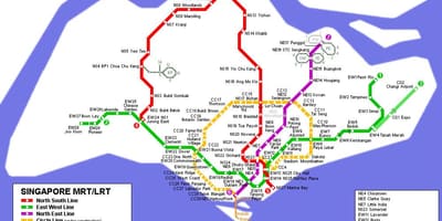 Sxemi və metro Sinqapur