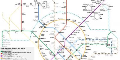 Сингапурская sistemi MRT kartı